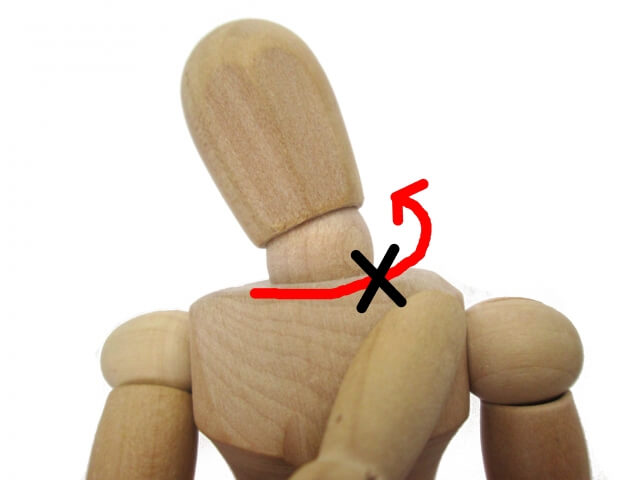 関節を鳴らす　避ける行為